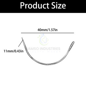 Aiguilles chirurgicales haute performance, construction durable pour les procédures de sutures médicales, aiguilles chirurgicales médicales de qualité supérieure - Product Image 2