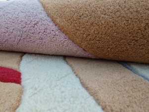 Alfombra con mechones afganos de diseño moderno, 100% lana fina, precio al por mayor, alfombra Floral con mechones a mano, Material de algodón de alta calidad - Product Image 2