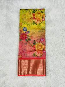 Hermoso Sari impreso digital Kanchi Kota - Product Image 5