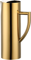 Nouvelle Carafe à Eau en Acier Inoxydable 1L/2L Écologique Style Américain Personnalisable avec Poignée, Théière Droite, Bouilloire pour Restaurant et Fêtes