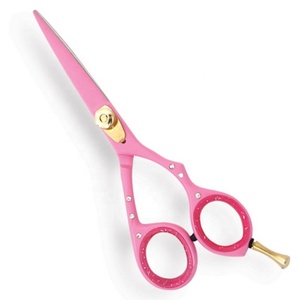 Professional Adjustable Stainless Steel Straight <b>Blade</b> Hair Shears Finger Rest Super Cut Sharp for Beauty Salons Paper Cutting - Product Image 3