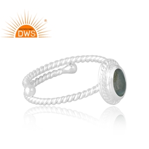 Latest Selling 925 Sterling Silver Natural <b>Labradorite</b> Gemstone <b>Ring</b> Custom Jewelry for Women Gift for Her - Product Image 4