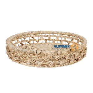 High Good Quality Water Hyacinth Trays <b>Set</b> <b>Table</b> Serving Decorative Trays Home Durable Wicker Eco friendly <b>Dining</b> Room Decor - Product Image 1