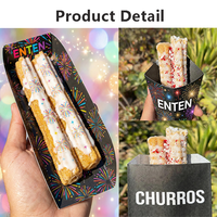 Porte-cônes en papier pour churros de qualité alimentaire |   Emballage personnalisé avec marque |   Fournisseur de boîtes à emporter