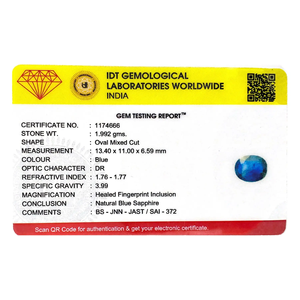 บลูแซฟไฟร์ 9.96 กะรัต พลอยธรรมชาติทรงรีเจียระไน โอปอล ออนิกซ์ อะความารีน หยก พลอยรูปทรงลูกแพร์ สูง 8 มม. - Product Image 4