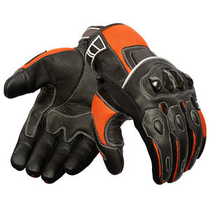 2023 Men's Full Finger Motorcycle <b>Gloves</b> Breathable Leather Material Windproof Function Summer Riding Wear Multiple Colors Ski - Product Image 1
