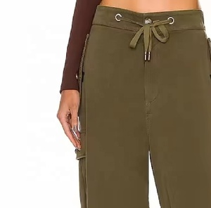 Pantalón de mujer cintura elástica ropa de calle bolsillos multicolor gran oferta pantalón largo ropa Vintage Sexy Fitness mujer pantalón/pantalón - Product Image 5