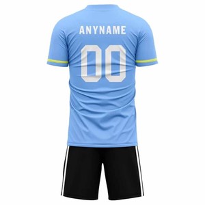 Uniformes de Fútbol Transpirables de Secado Rápido 100% Poliéster, Diseña Tu Propio Logotipo de Equipo y Nombre de Equipo Personalizado, Manga Corta - Product Image 5