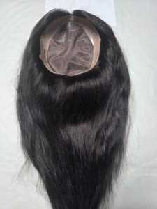 Toupet de cheveux mono pour femmes avec cheveux humains indiens, styles multiples (vague d'eau, vague naturelle, etc.) Léger 100-150g - Product Image 4