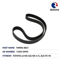 Courroie de distribution moteur BOJIAN, compatible OEM 13568-59095 pour Toyota Land Cruiser 4Runner SR5 Sequoia Tundra 2UZFE V8 1998-2009