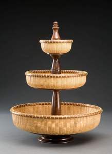 Grande tasse décorative en bois et métal d'occasion, support pour gâteau, meilleure vente d'ustensiles de cuisine pour fête d'occasion - Product Image 4