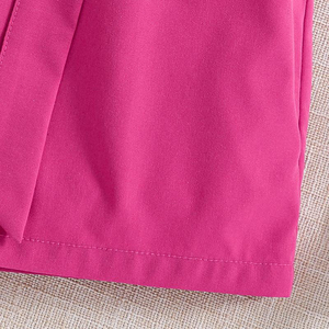 ชุดสูทแฟชั่นสองชิ้นสำหรับเด็กผู้หญิงพิมพ์ลายแขนกุดแบบเรียบง่าย - Product Image 6