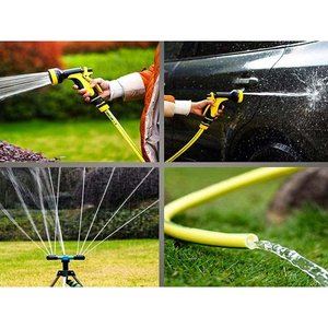 * Presa * Tubo di irrigazione a schermo verde nero a 3 strati 5/8 ''tubo da giardino da 15mm 20 metri-casa e giardino/ - Product Image 3