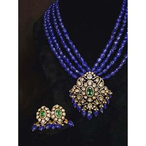Blue Stone Pendant Set with Studs Fine Jewelry Sets - Product Image 2