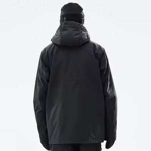 Sweat à capuche de ski sur mesure grande taille imperméable coupe-vent pour snowboard, veste d'hiver avec fermeture éclair, évacuation de l'humidité - Product Image 6
