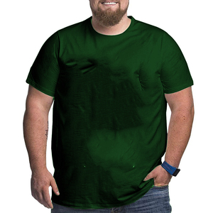 T-shirts pour hommes grande taille, coupe régulière, manches courtes, respirants, 100 % coton, personnalisés - Product Image 4
