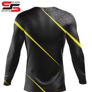 Rashguard Unisex de Alta Calidad para MMA con Estampado por Transferencia Térmica, 85% Poliéster 15% Spandex, Transpirable, Antibacterial, de Secado Rápido - Product Image 2