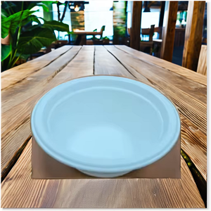 Bol de bagasse de canne à sucre biodégradable de qualité supérieure Récipient alimentaire jetable écologique pour le déjeuner - Product Image 2