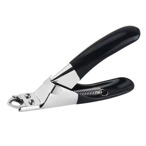 ที่ตัดเล็บขนสัตว์เลี้ยงทำจากสแตนเลสทนทานพร้อมที่จับสีดำปลอดภัยสำหรับดูแลเล็บสุนัขและแมว - Product Image 5