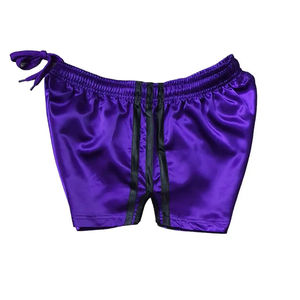 Best Selling Navy Blue <b>Nylon</b> <b>Shorts</b> for Men Adult Elastic Waist Drawstring Closure Mid Waist Casual for Outdoor Running Gym Use - Product Image 3