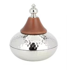 ชามใส่ผลไม้โลหะลายรอมฎอน สำหรับวางบนโต๊ะอาหารแบบอิสลาม ใส่ผลไม้แห้ง ตกแต่งบ้านสไตล์อาหรับ - Product Image 4