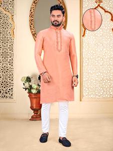 Kurta Pajama Tradicional India para Hombre, Listo para Usar - Product Image 2