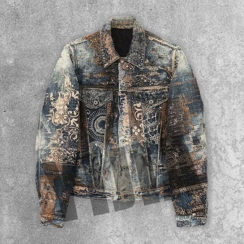 Casual Everyday Men Denim Jacket Durable