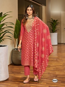 Nueva colección Readymade 3 piezas Kurti Pent Dupatta para bodas y fiestas de India Export - Product Image 2