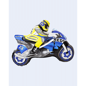 Globos de Fiesta con Diseño de Moto, 53x69cm, Bolsa de 12 Piezas - Product Image 1