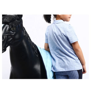 Custom High Waist Horse Riding Denim Pants <b>for</b> Kids 4 Way Stretch Pocket Sports <b>Leggings</b> Clothes - Product Image 3