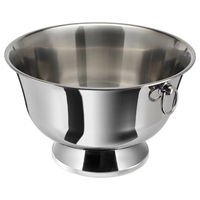 Seau à glace isotherme de luxe en aluminium style antique, double paroi, argenté vintage, pour refroidisseur de bouteilles, bar, hôtel, fête