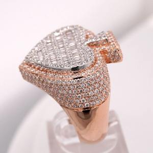 Bague de créateur vintage de luxe en argent sterling 925 avec diamant de laboratoire serti en canal, certificat IGI, pièce maîtresse R B GEMS HIKKH13 - Product Image 6