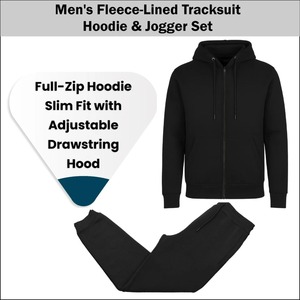 ชุดวอร์มผู้ชายมีซิปมีฮู้ด & จ็อกเกอร์ชุดออกกำลังกายแนวสตรีท2ชิ้นชุดวอร์มเล่นกีฬา RRI-MTS-34แบบพรีเมียม - Product Image 4