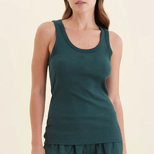 Camisetas sin mangas Racerback para mujer a la moda que absorben la humedad y son ligeras para deportes, correr, usar en el gimnasio - Product Image 5