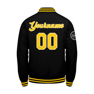 Veste d'université personnalisée en tissu de qualité supérieure avec logo d'équipe, vêtements de sport brodés pour l'image de marque, veste d'université personnalisée - Product Image 3