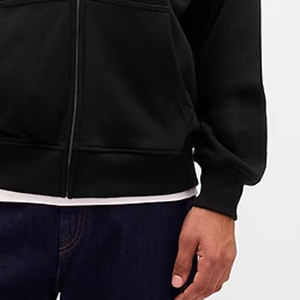 Sweat à capuche pour homme à prix avantageux avec fermeture éclair, matière de haute qualité avec capuche pour un confort en hiver, design tendance avec logo personnalisé - Product Image 4