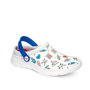 Prêt à expédier Chaussures de travail de haute qualité fabriquées en Espagne CE Standard Unisexe Imprimé Sabot respirant avec sangle arrière pliable, Tech - Product Image 1