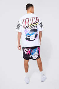 Venta al por mayor de alta calidad en blanco gráfico personalizado impreso algodón secado rápido liso de gran tamaño pesado camiseta unisex - Product Image 3