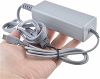 Adaptateur de chargeur mural de remplacement pour Nintendo Wii U Gamepad Gris