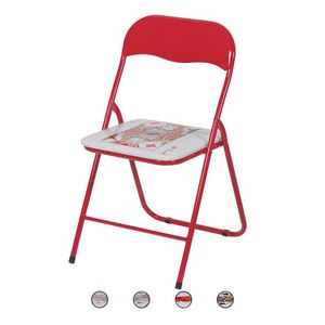 Sedia Pieghevole Sibilla con Decorazione a Tema Poker - Product Image 1