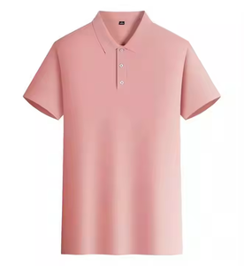 OEM Designer Customized Logo <b>Men's</b> Quick Dry Sports for Polo <b>T</b>-<b>Shirts</b> Solid Pattern in Plain <b>Red</b> - Product Image 4