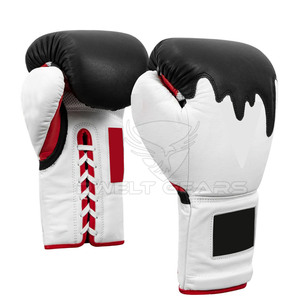 Gants de boxe à lacets pour l'entraînement et le combat Gants de boxe à lacets avec logo personnalisé disponible - Product Image 5