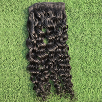 Extensions de cheveux humains de luxe, qualité supérieure, Remy indonésien, ondulation profonde, trame simple, tissage complet, cuticules alignées, super double drawn
