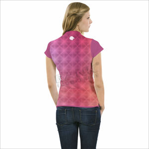 Polo elegante de algodón para mujer con tapeta de botones y cómodo Polo moderno de ajuste moderno para mujer - Product Image 3