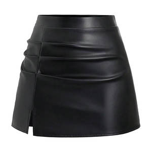 Fabrication pakistanaise, jupes en cuir véritable pour femmes, tissu doux et respirant, parfait pour les occasions formelles - Product Image 1