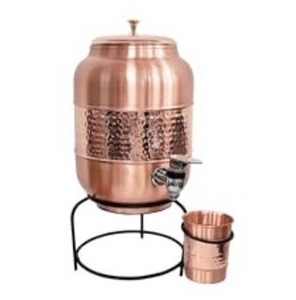 2025 Hot Selling Items Copper Tanki with Stand 18 LTR, experience the purity of <b>water</b> in our Copper Tanki, Copper <b>Water</b> <b>Tank</b> - Product Image 1