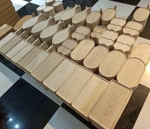 Bandeja de servicio Cocina Comida Bandeja grande Baño de madera Bandeja de servicio Gran de 99 Gold Data Vietnam - Product Image 5