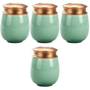 Household Ceramic Sugar Pots High Quality Most Selling Bowl Jar Coffee Tea Sugar <b>Container</b> Set Storage Jar Kitchenware - Product Image 2