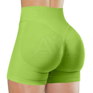 Shorts de Cintura Alta para Mujer, Tallas Grandes, Personalizados al por Mayor, Transpirables, de Spandex/Poliéster, Color Personalizado 2025 - Product Image 1