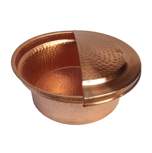 Antique Cuivre Lavages Pied Bol pour Pied Bassin Pied Baignoire Lavage Bol Seau Bain Baril pour au meilleur prix - Product Image 3